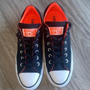 Black & Orange Converse Sneakers!